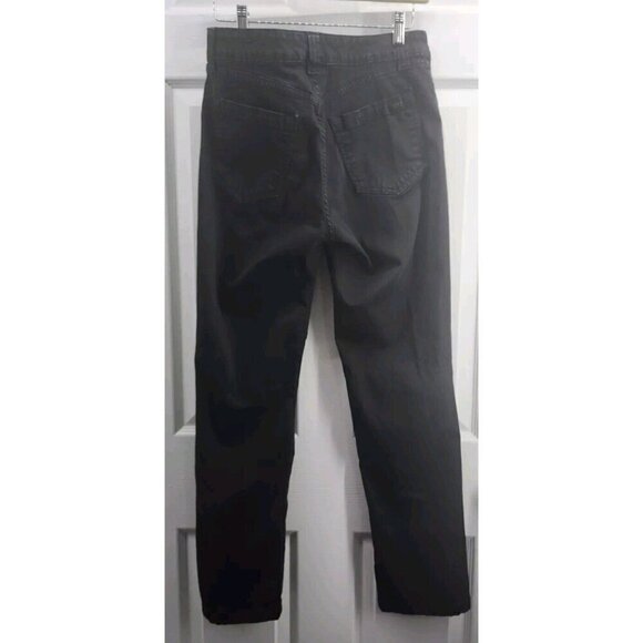 Jonny Q Vintage Jeans Made In Italy Black Straight Leg Lightly Distressed... - Picture 2 of 11